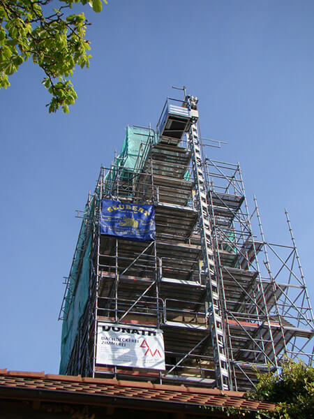 Kirchturmsanierung Modschiedel